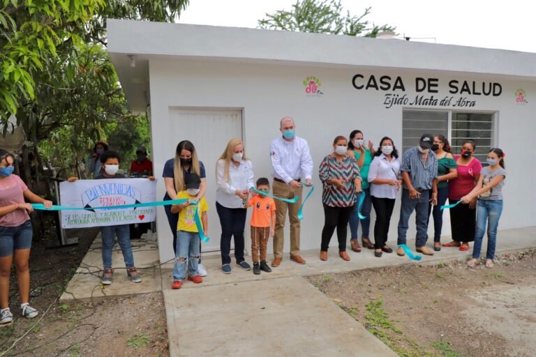 Inaugura Alma Laura Amparán casas de salud en comunidades rurales