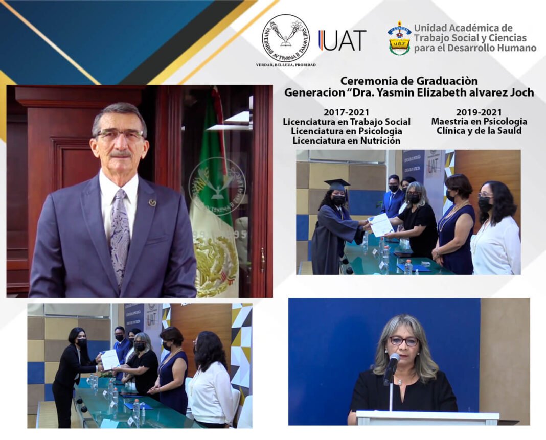 Egresan de licenciatura y posgrado en la Unidad Académica de Trabajo Social de la UAT