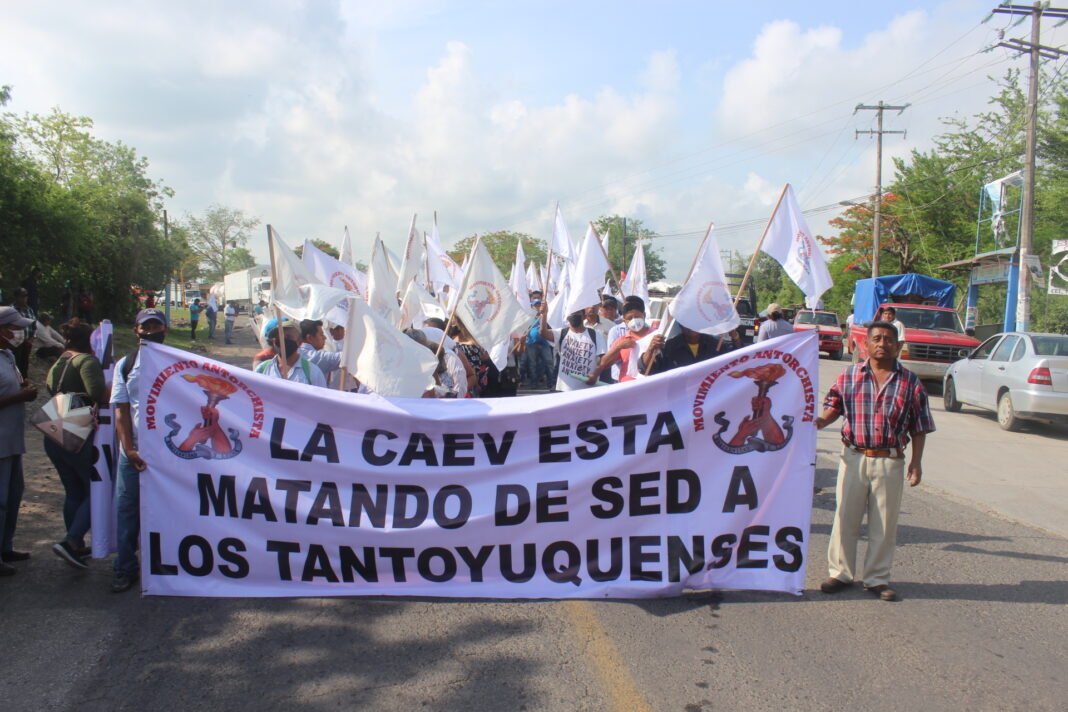 Marcha Antorcha Campesina contra la CAEV
