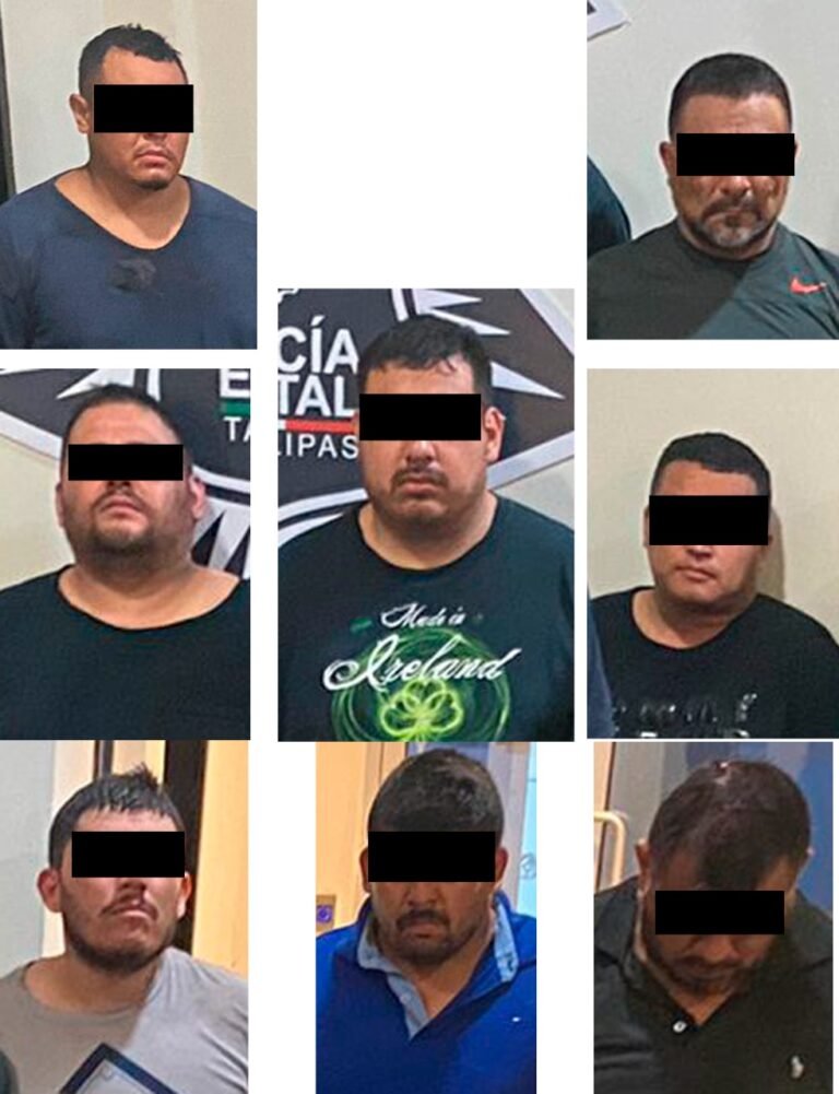 DETIENEN A OCHO SUJETOS LIGADOS A LA MASACRE DE REYNOSA