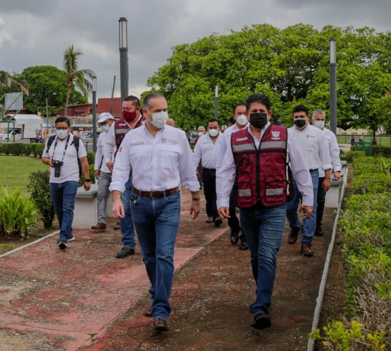 Fuerte impulso al rescate de plazas públicas en Ciudad Madero