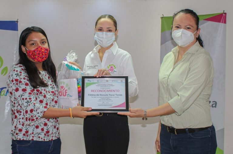 Reconoce presidenta de DIF Madero a Niños Difusores de los Derechos