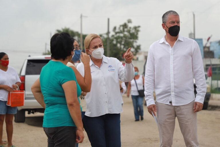 Supervisa Alma Laura Amparán obras de infraestructura hidrosanitaria