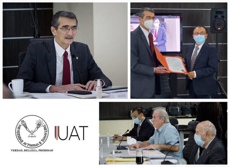 Rector de la UAT rinde informe financiero al Patronato Universitario