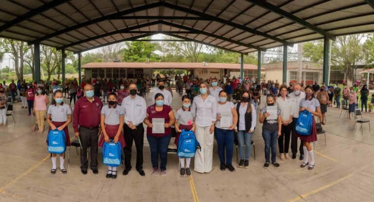 Contribuye Gobierno del Estado con equipamiento y mejoras a planteles educativos a través de DIF Tamaulipas