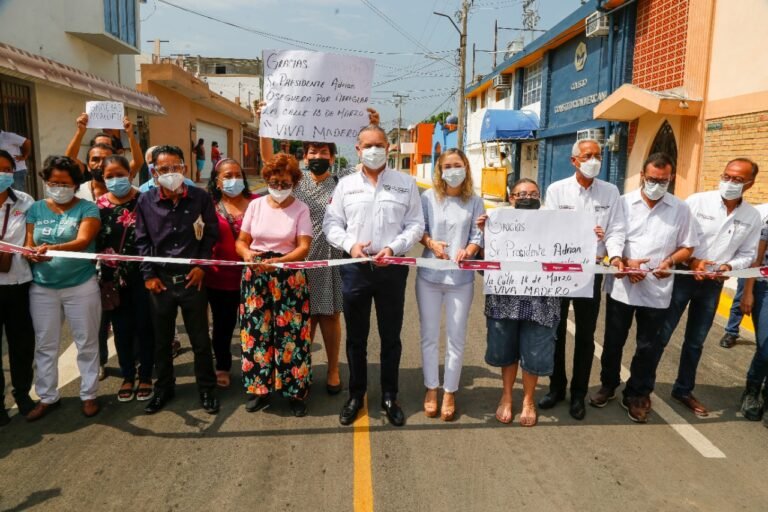 Continúa en ascenso la modernización vial de Ciudad Madero