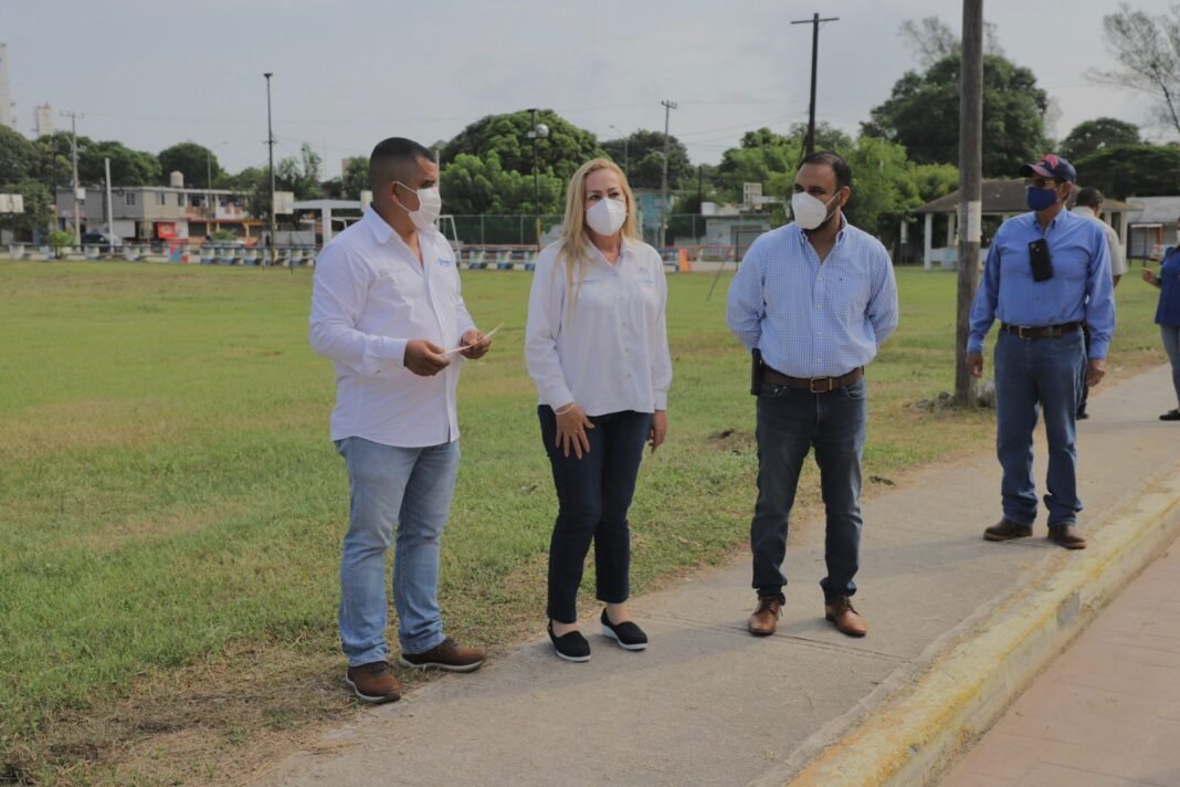 Continúa Gobierno de Alma Laura Amparán mejoramiento de alumbrado público