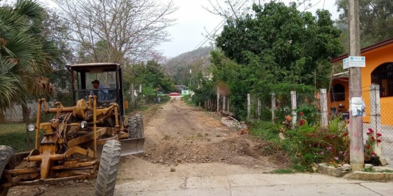 Avanzan las obras en la cabecera municipal