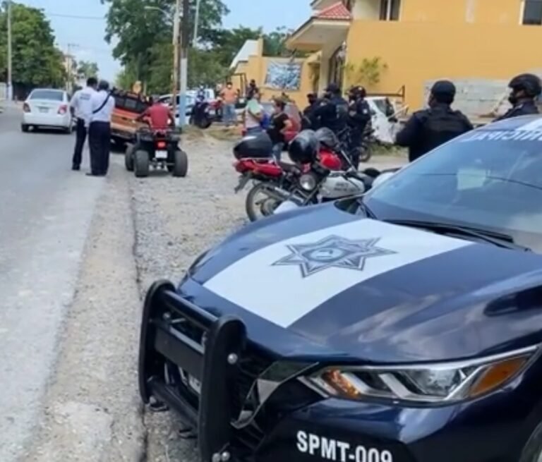 Tránsito y Vialidad Municipal Realiza operativo contra motociclistas