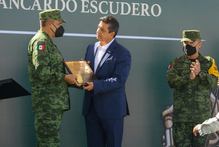 Reconoce Gobernador Cabeza de Vaca la labor del Ejército Mexicano en Tamaulipas