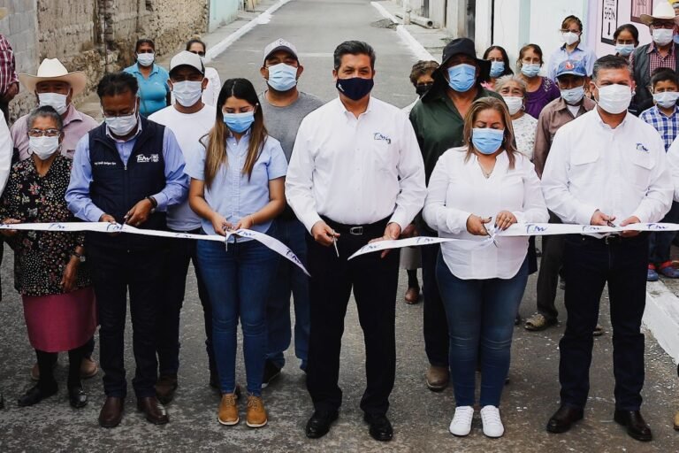 Continúa Gobierno de Tamaulipas pavimentado vialidades en diversos municipios