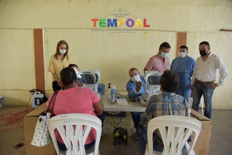 REALIZAN CON ROTUNDO ÉXITO JORNADA DE SALUD VISUAL EN TEMPOAL