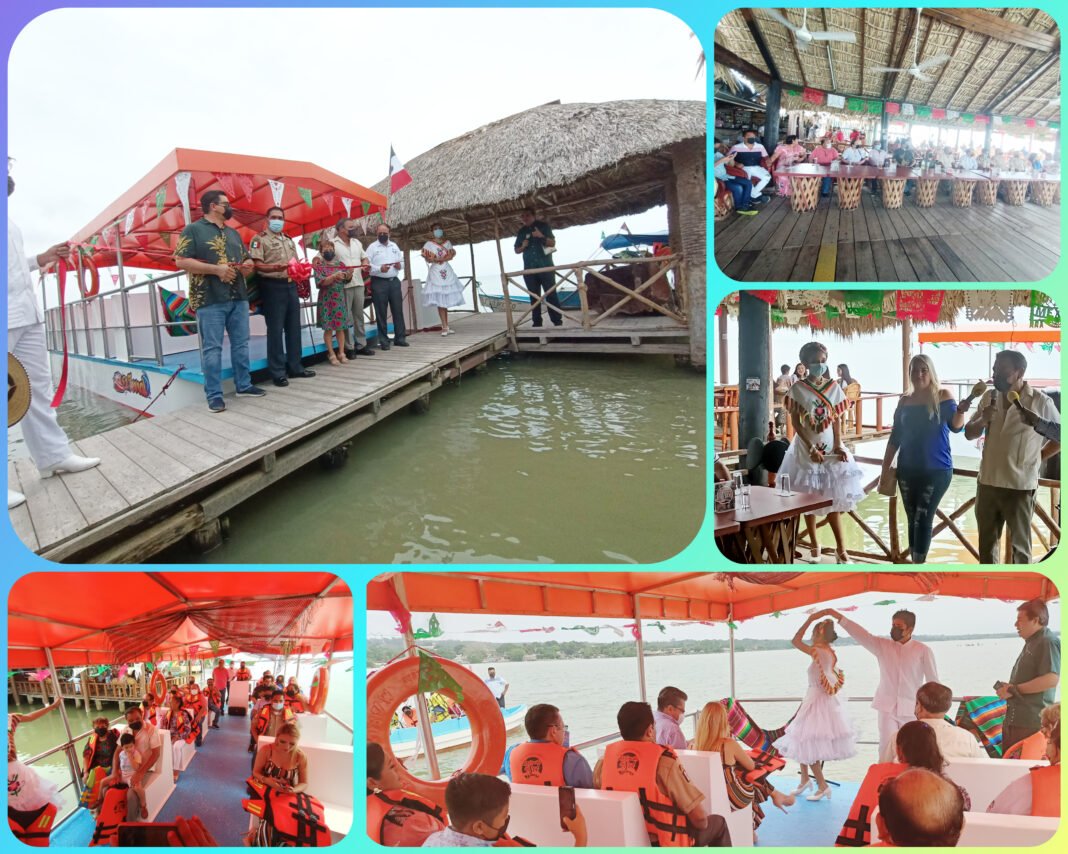 INAUGURAN PASEOS TURÍSTICOS EN LAGUNA DE PUEBLO VIEJO