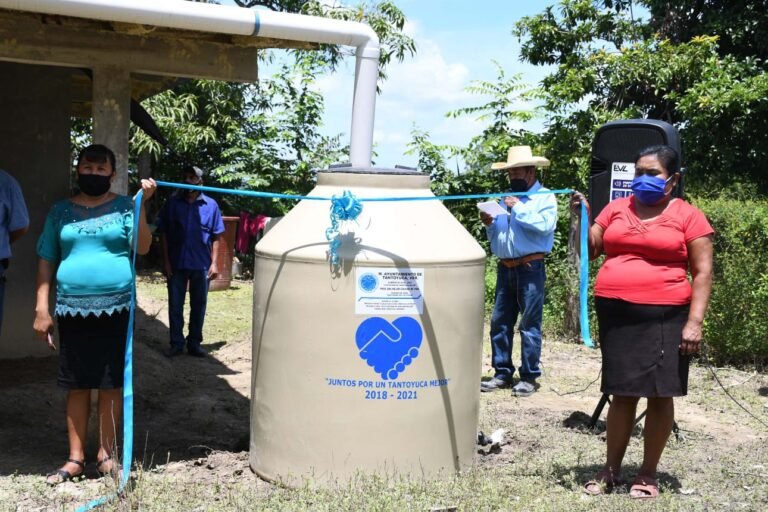 Inauguran sistemas de captación de agua