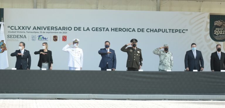 Conmemora Gobernador Francisco García Cabeza de Vaca 174 Aniversario de la Gesta Heroica de Chapultepec