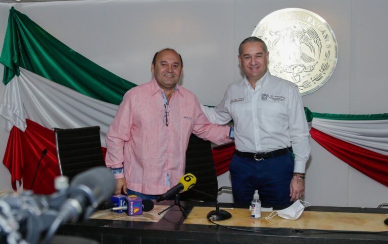 Recibe Adrián Oseguera a alcalde electo de Pánuco, Veracruz