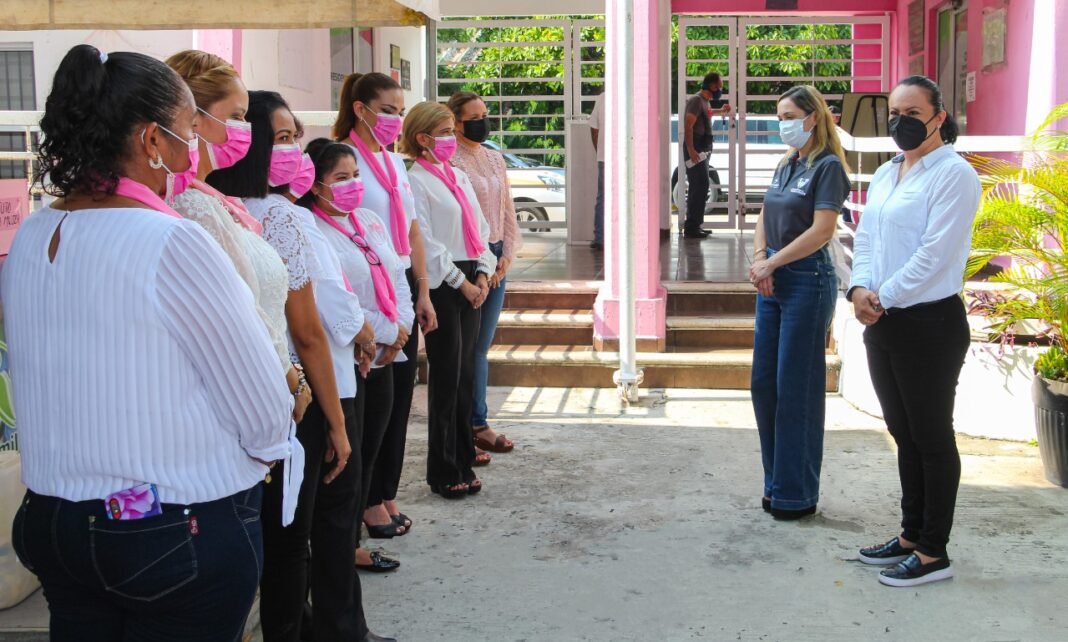 Continúa DIF Madero con acciones de salud por el mes rosa