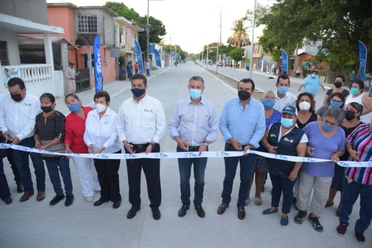 Con el Apoyo del Gobernador Tampico Moderniza su Infraestructura Vial