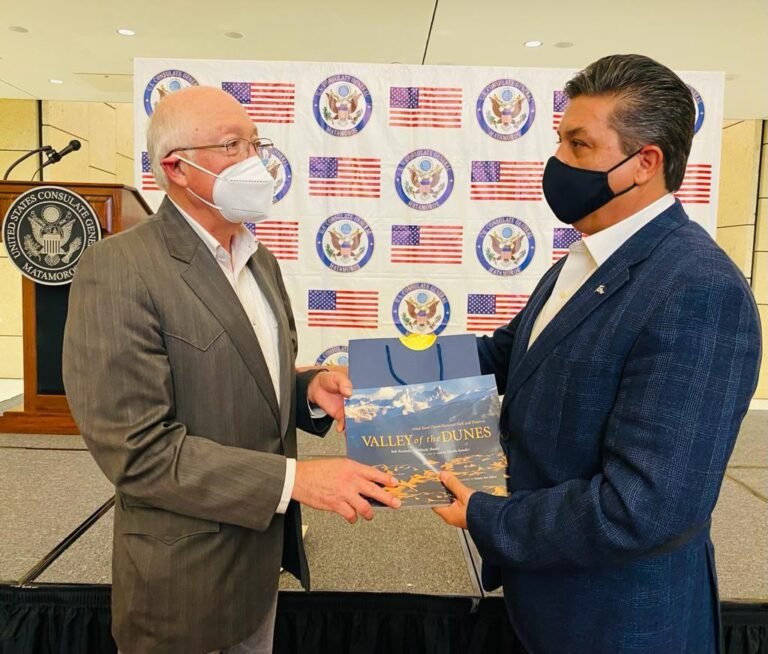 Embajador de Estados Unidos agradece al Gobernador de Tamaulipas tras reunión de trabajo