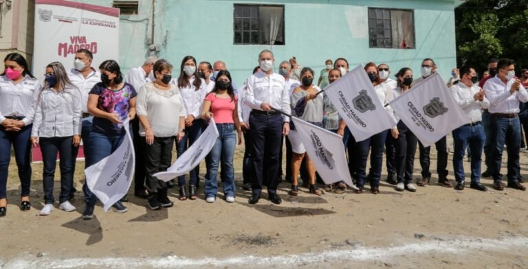 Dan banderazo a importante obra hidrosanitaria en Ciudad Madero