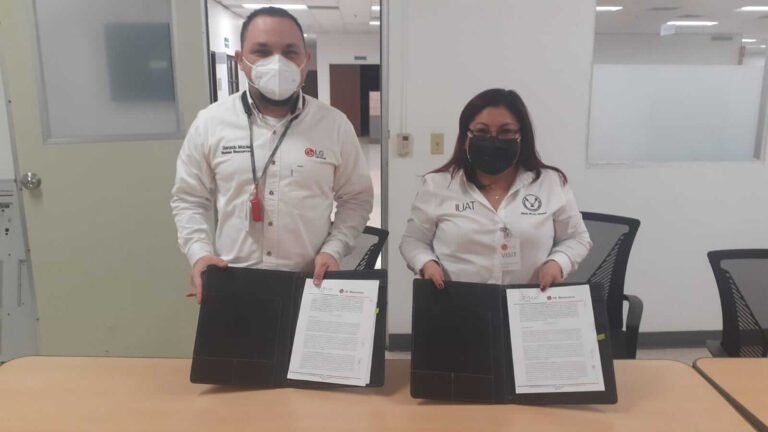 Firman convenio la Unidad Académica UAT de Río Bravo y LG Electronics