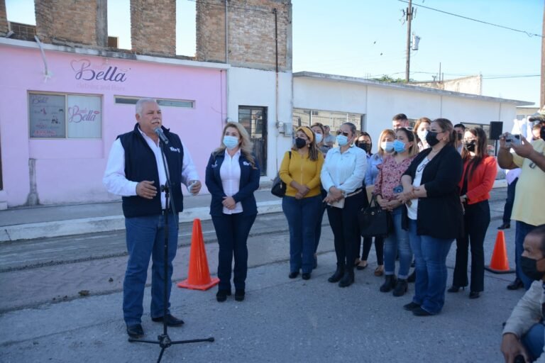 Arranca César Verástegui rehabilitación de vialidad en San Fernando