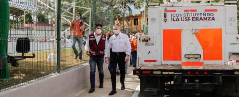 Intensifican renovación de alumbrado público en Ciudad Madero