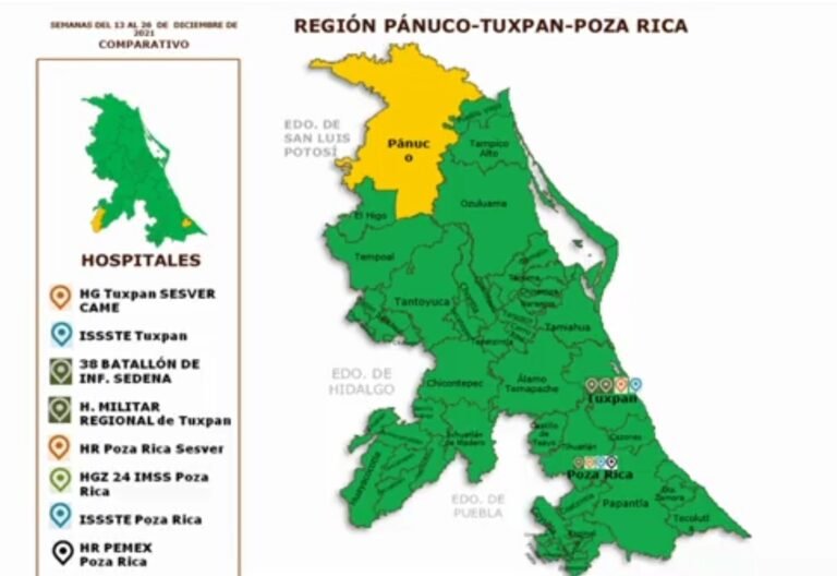 Tantoyuca en semáforo verde