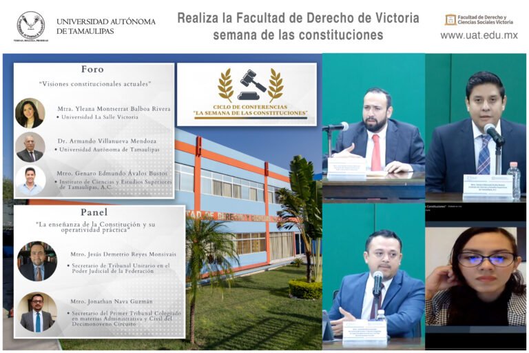 En la UAT celebran semana académica de las constituciones