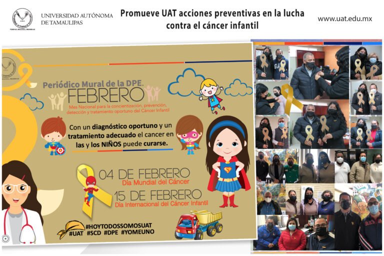Promueve UAT acciones preventivas en la lucha contra el cáncer infantil