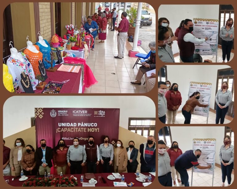 FIRMAN CONVENIO DE VINCULACION ICATVER, MUNICIPIOS Y EMPRESAS