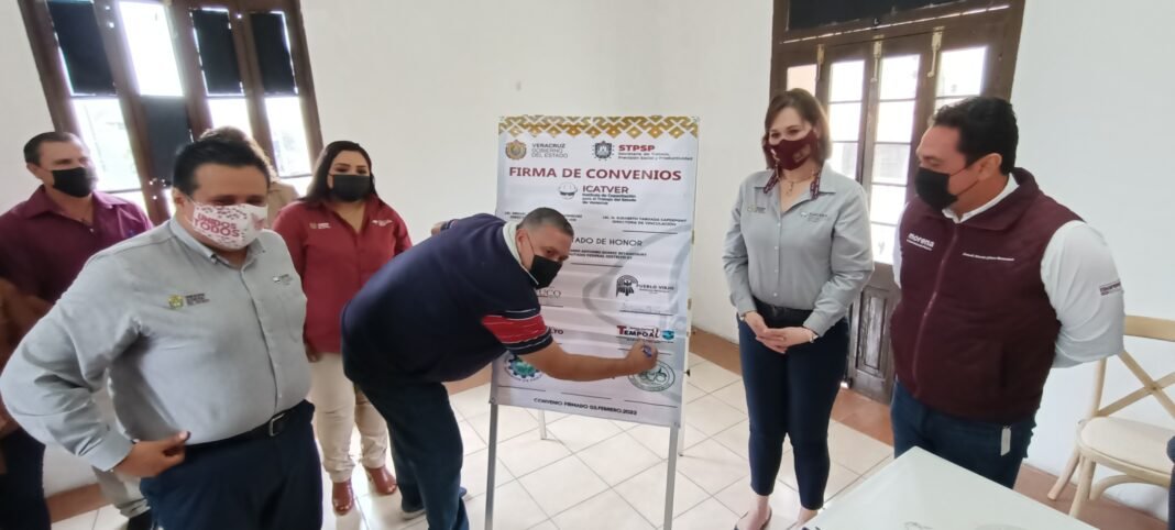 TEMPOAL SE SUMA CON ENTUSIASMO A CONVENIO CON ICATVER