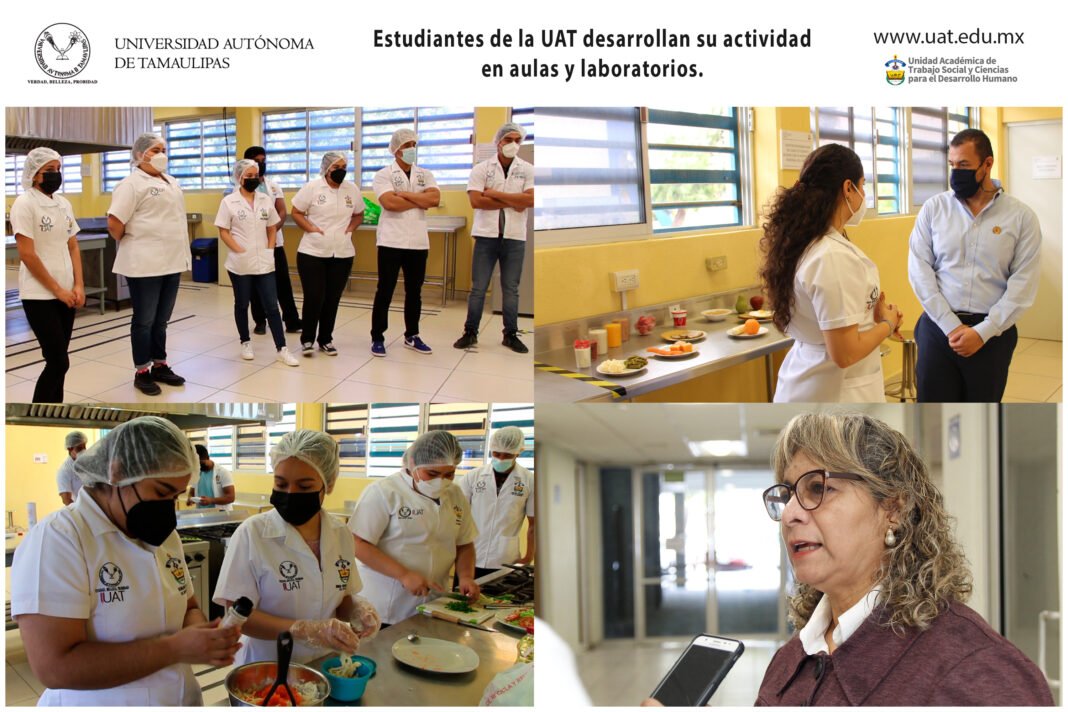 Estudiantes de la UAT desarrollan su actividad en aulas y laboratorios