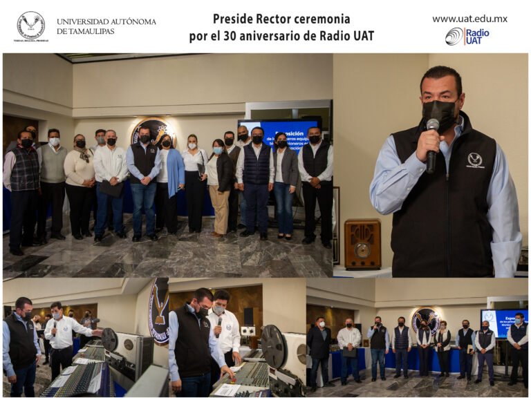 Preside Rector ceremonia por el 30 aniversario de Radio UAT