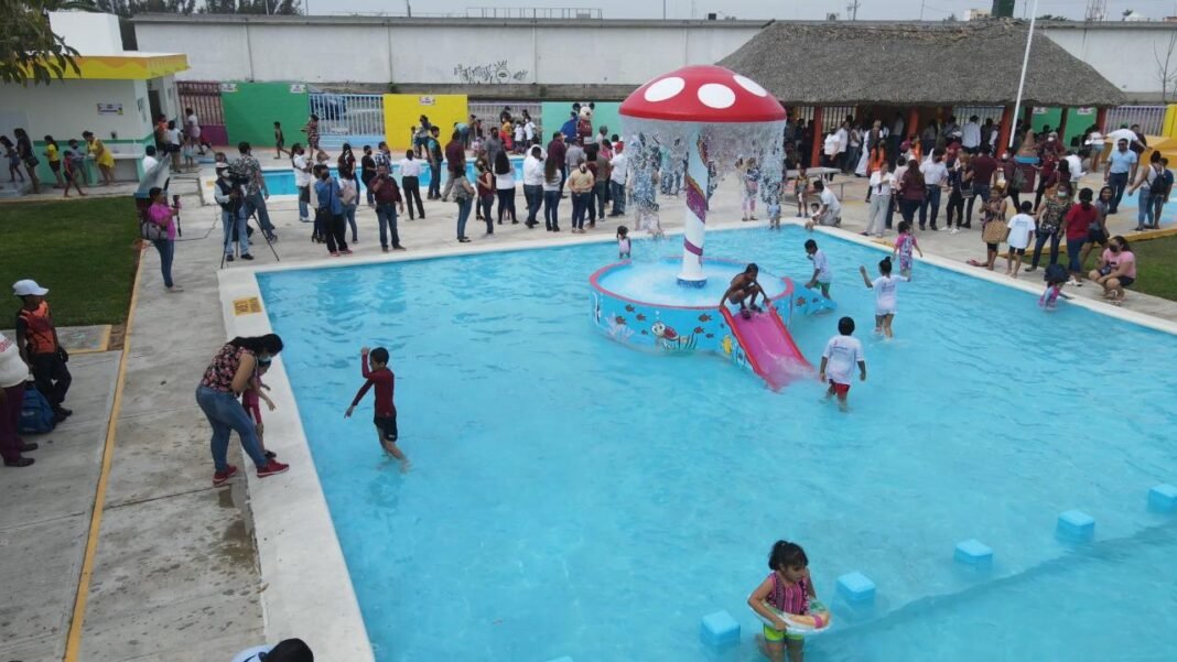 REINAUGURA DIF ALTAMIRA PARQUE ACUÁTICO CON LA VISITA DE NIÑOS DE CAICS Y EL PROGRAMA PANNARTI