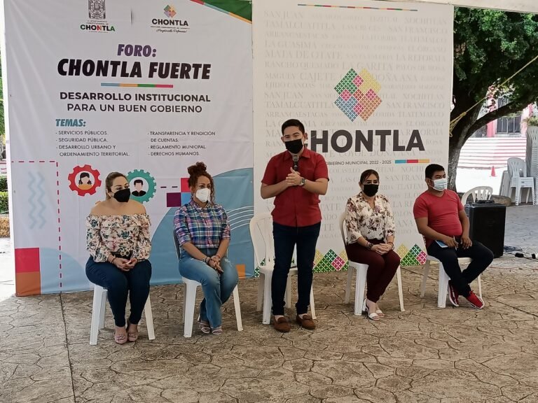 INICIAN FOROS PARA EL PLAN MUNICIPAL DE DESARROLLO EN CHONTLA