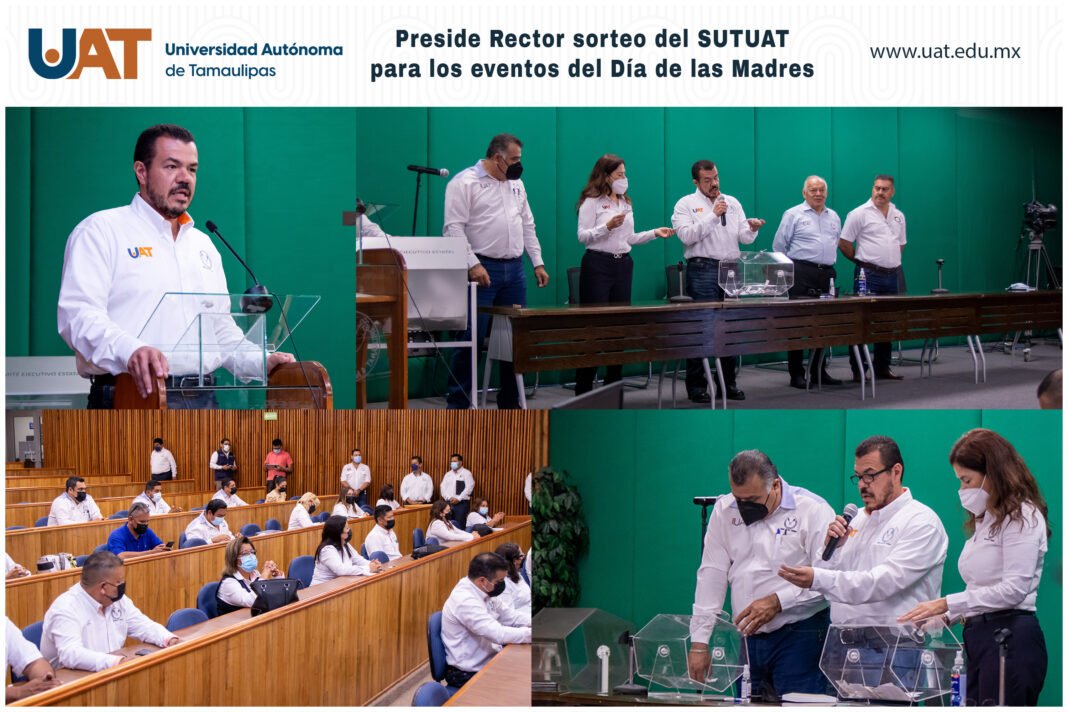 Preside Rector sorteo del SUTUAT por el Día de las Madres