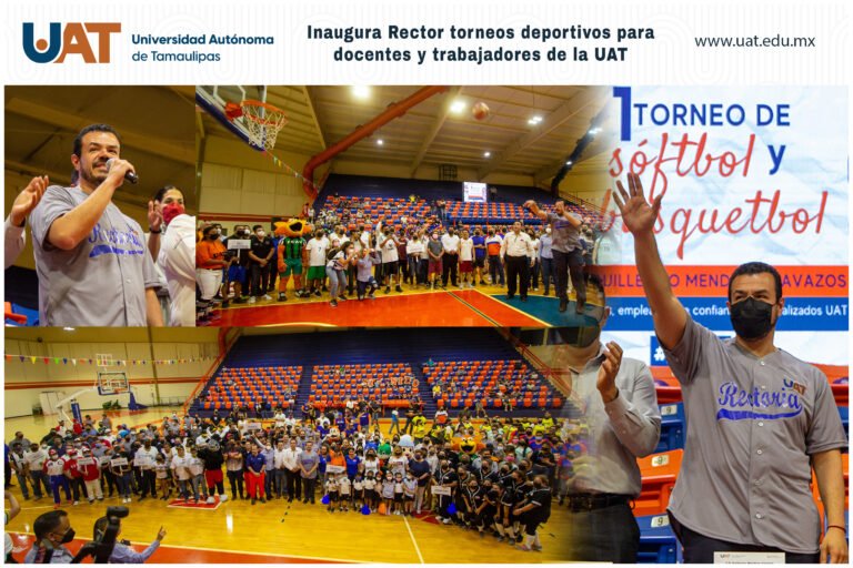Inaugura el Rector torneos deportivos para docentes y trabajadores de la UAT￼