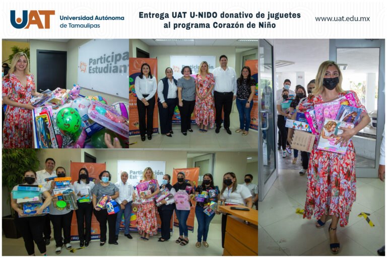 Colabora UAT U-NIDO en colecta de juguetes del programa Corazón de Niño￼