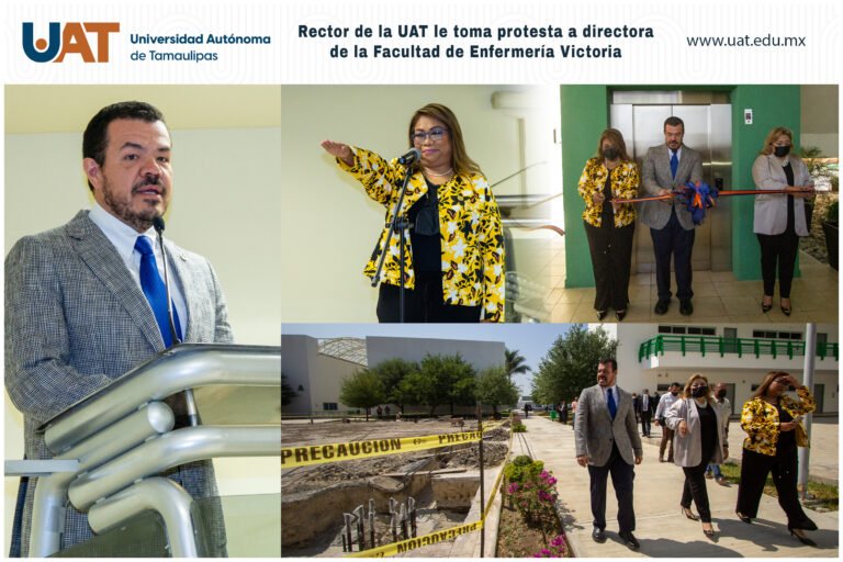 Rector de la UAT le toma protesta a Directora de la Facultad de Enfermería Victoria