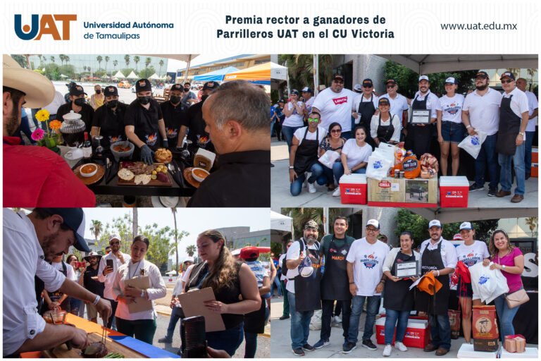 Premia rector a ganadores de Parrilleros UAT en el CU Victoria
