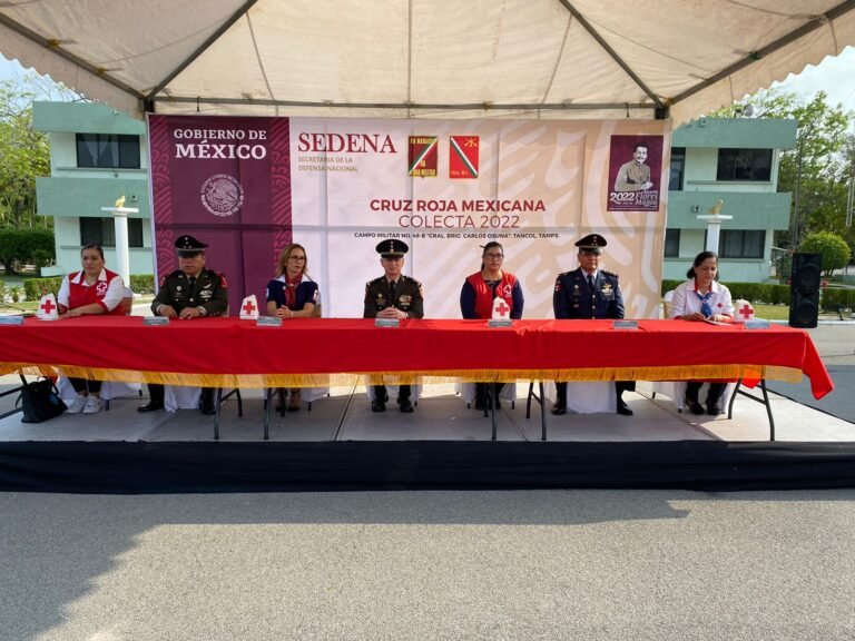 Cruz Roja y SEDENA entrelazados por el bien común de la sociedad