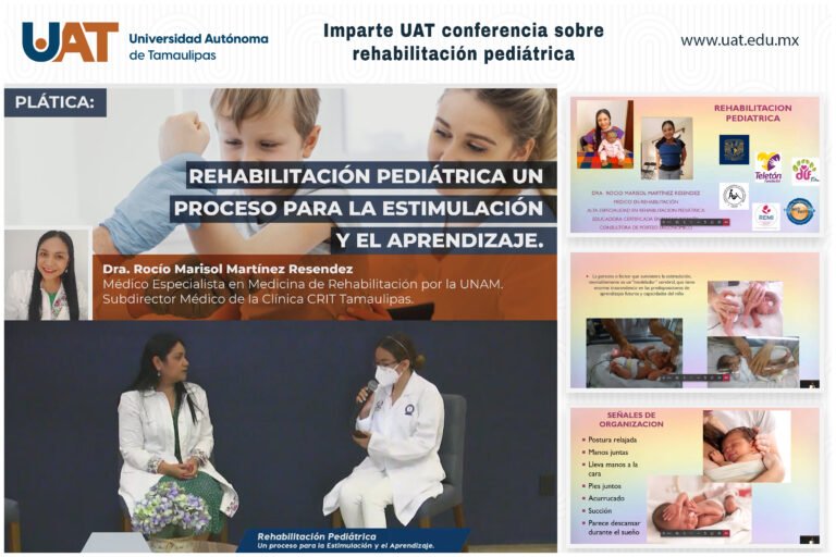 Imparte UAT conferencia sobre rehabilitación pediátrica￼