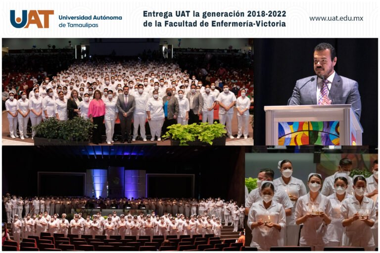 Entrega UAT la generación 2018-2022 de la Facultad de Enfermería-Victoria￼