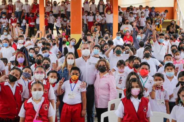 Gobierno de Adrián Oseguera lleva más Obra Pública al sector Educativo