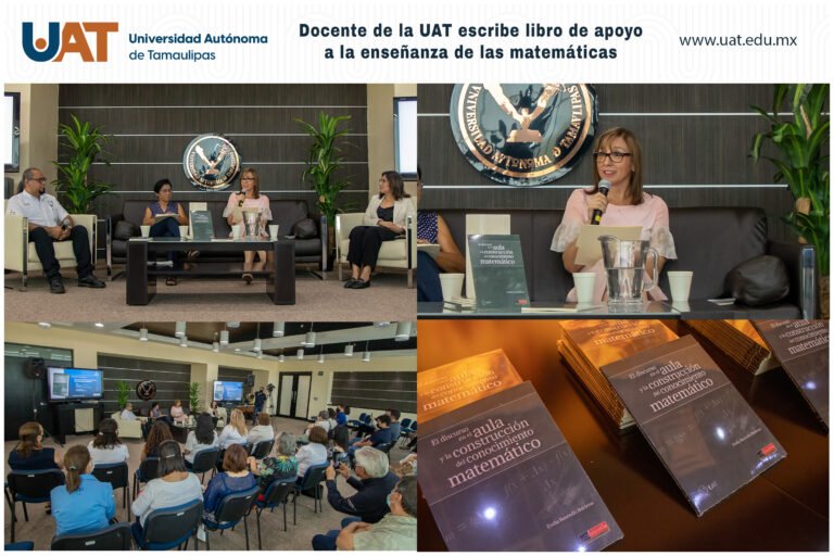 Docente de la UAT presenta su libro sobre enseñanza de las matemáticas