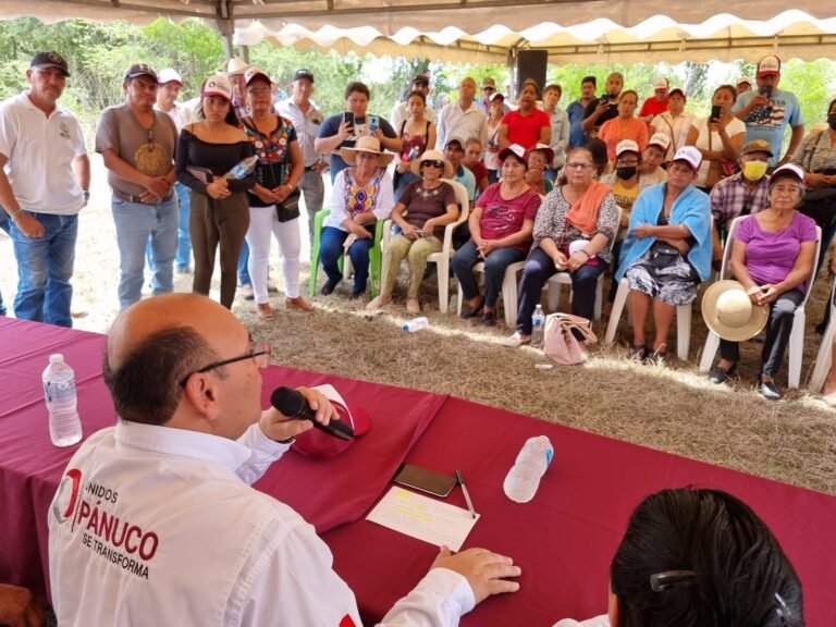 Arrancan construcción de ollas de agua en Pánuco