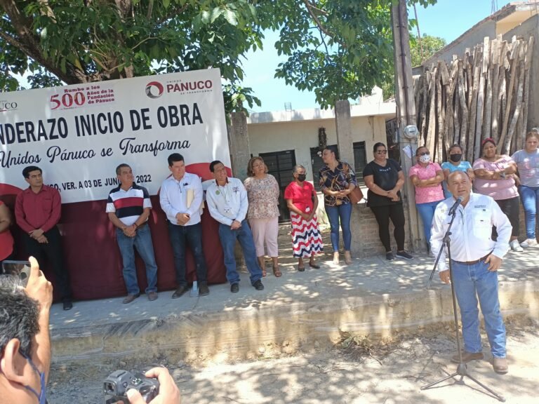 PONE EN MARCHA ÓSCAR GUZMÁN DE PAZ EL DESARROLLO URBANO DE PÁNUCO