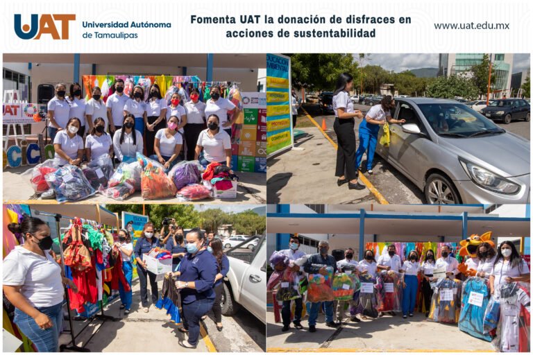 Fomenta UAT la donación de disfraces en acciones de sustentabilidad 