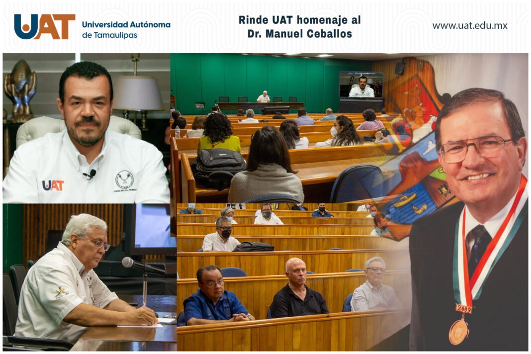 Rinde UAT homenaje póstumo al Dr. Manuel Ceballos